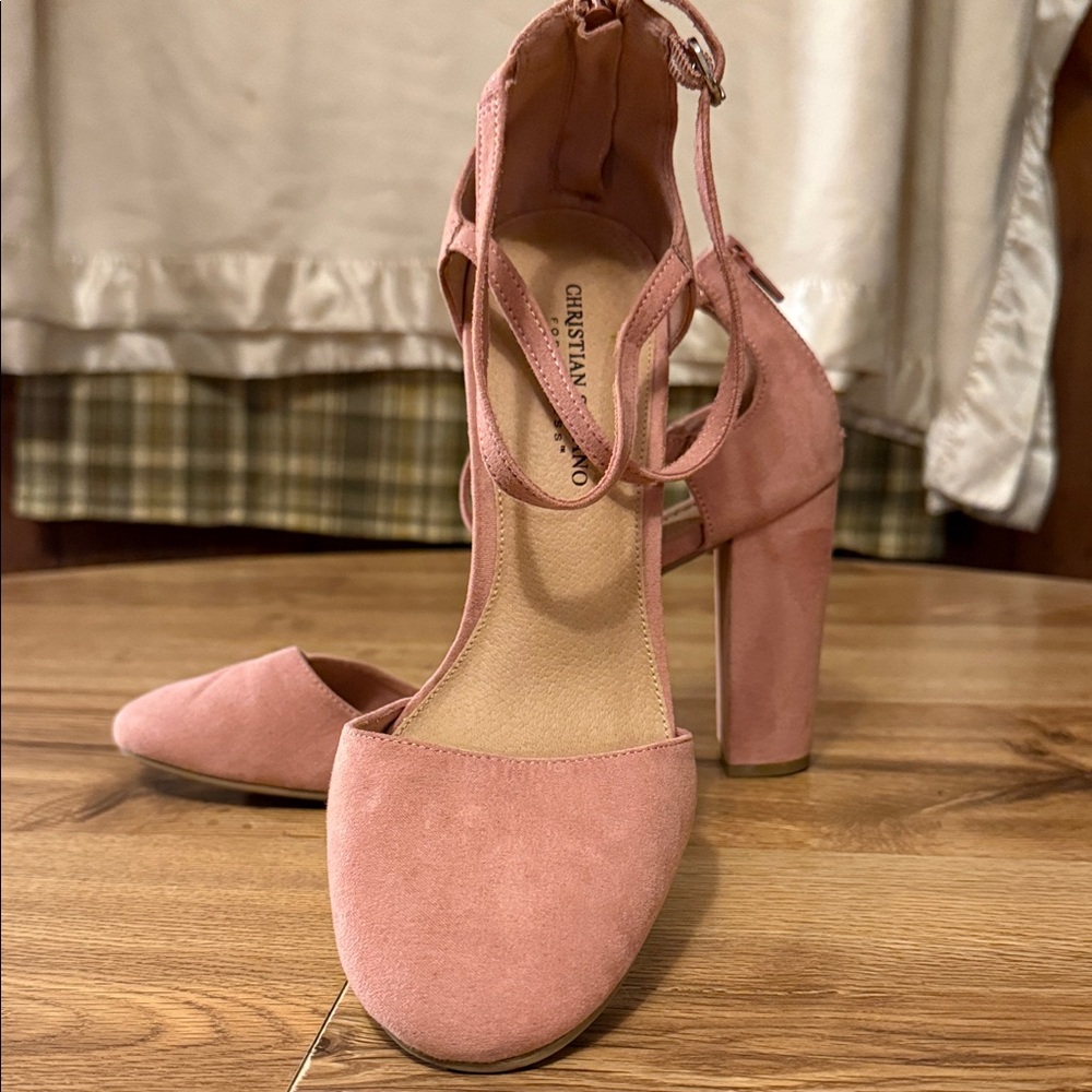 Christian Siriano sz 10 blush heels